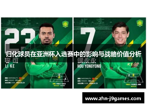 归化球员在亚洲杯入选赛中的影响与战略价值分析 归化球员在亚洲杯入选赛中的影响与战略价值分析